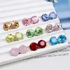 Colar de Joias Dongzhou Cristal Pedra Redonda Flor Pontiaguda Costas Pontiagudas Strass Inlaid com Diamantes Acessórios DIY Strass de Vidro Customização