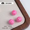 Cuentas de Calabaza Coloridas Gomitas Dulces Joyería Hecha a Mano DIY Colgante de Cuenta Suelta Cadena para Teléfono Móvil Accesorios de Cadena Decorativa Llavero Colgante para Coche