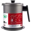 Olla con filtro de aceite de acero inoxidable 304, estilo japonés, de gran capacidad, con tapa y red, a prueba de fugas.