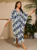 5 Colores Transfronterizo Europeo y Americano Algodón Cubre Traje de Baño de Playa Vestido Largo Bohemio Camisa Protectora Solar para Bikini Cubre Traje de Baño MB247