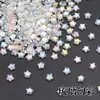 Estrella de cinco puntas agujero recto agujero vertical estrella pequeña color antiguo esmalte horquilla hecha a mano borla material para hacer