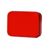 Caja rectangular pequeña de hojalata para U disk, insignia, joyería de aromaterapia, embalaje de almacenamiento, tapa de cielo y tierra, caja pequeña de hierro, venta al por mayor