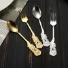 Tenedor de Café Lindo para Uso en Casa, Tenedor de Frutas de Lujo Ligero de Alto Valor, Exquisito Tenedor de Postre Francés Estilo Ins, Acero Inoxidable