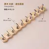 Base de Práctica para Uñas Estilo Japonés, Soporte de Madera Minimalista para Uñas, Reposamuñecas Metálico, Soporte para Puntas de Uñas, Herramienta de Tablero de Práctica de Uñas Portátil