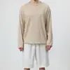 Camiseta de Manga Larga 'Ligera y Transpirable' para Exteriores Primavera/Verano, Mezcla de Algodón Tipo Bambú, Protección Solar, Corte Relajado para Hombres y Mujeres