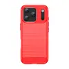 Funda de Teléfono Anti-Caídas de TPU Cepillado Adecuada para iPhone 17 Pro Max Cobertura Completa 16 Funda Suave 15/14/11/Xr Anti-Caídas