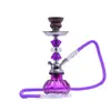 Fabricante de Novos Produtos Transfronteiriços Set Completo para Fumar Narguilé Árabe Tubo Duplo Tubo Quádruplo Exportação Pistola de Fumar Haste Tubo de Vidro Pote