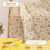 Floral de dupla camada impresso crepe de algodão crepe lavado algodão cobertor de bebê vestido de roupas infantis tecido de desgaste doméstico