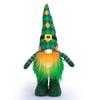 Calle. Decoración del Día de San Patricio Muñeco Rudolph con Luz Muñeco sin Rostro Accesorios para Diseño de Sitio Decoración de Ventana