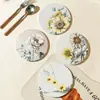 Tapetes Redondos para Té, Posavasos, Tapetes Personalizados para Tetera, Posavasos de Cerámica, Posavasos para Café, Tapetes Aislantes, Manteles Individuales, Tapetes para Platos, Tapetes para Tazones, Suministro de Fábrica