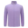 Ropa de Trabajo Cálida para Deportes de Invierno Chaqueta Polar con Cuello Alto Ajuste Delgado Revestimiento de Chaqueta Exterior Ropa Exterior Polar de Doble Cara para Hombre Personalizado