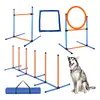 Equipamento de Treinamento de Agilidade para Cães Treinamento de Cães Ágeis Instalações de Parque para Pets Conjunto de Adereços para Competições Esportivas Border Collie