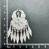 Accesorios de imán para refrigerador de la etnia Miao, piezas estilo chino de fénix y mariposa imitación plata, estilo étnico de plata Miao de nicho, pavo real, área escénica de Guizhou