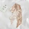 Suministro directo de fábrica 26 letras inglesas accesorios para el cabello cinta bufanda larga europea y americana Nueva cuerda para el pelo corbata bufanda
