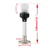 Luz Plegable LED Blanca para Ancla 9 pulgadas / 12 pulgadas Ajustable Luz Plegable Marina Ferretería Marina Accesorios para Yates