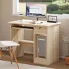 Mesa de Computador Desktop Casa Quarto com Gaveta Impressora Pequena Simples Escritório Mesa de Estudo para Uma Pessoa Tamanho Pequeno Mesa de Computador
