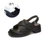 Nuevas Sandalias para Mujer 2026 Primavera y Verano, Sandalias de Plataforma con Tiras Cruzadas y Tacón Grueso para Mujer, Sandalias de Moda Casual Estilo Chanel