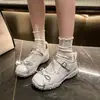 Zapatos de Ballet Mary Jane con Lazo para Mujer 06 Nuevo Otoño Versátiles que Aumentan la Altura Suela Gruesa Zapatillas Casuales
