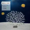 Tanque de Peces Decoración de Paisajismo Coral Imitación Base de Piedra de Coral Paquete Conjunto Completo de Adornos Pequeños para Acuario Producto Terminado
