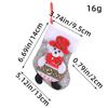 Meias de boneca de Natal transfronteiriças Cartoon Pelúcia Meias de Natal Pingente de árvore de Natal Papai Noel Boneco de neve Saco de presente de doces