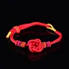 Pulsera de Hilo Rojo para Hombres y Mujeres en el Año del Caballo, Buena Suerte y Seguridad, Nudo de Amor Eterno, Cuerda Tejida al por Mayor Cuerda Hecha a Mano para DIY
