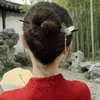 Horquillas Florales Transfronterizas Europeas y Americanas de Estilo Antiguo con Elementos Han, Horquillas de Personalidad Vintage de Moda, Accesorios para el Cabello de Lujo Ligero de Alta Gama para Mujeres