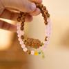 Procesamiento y Personalización de Pulseras de Sándalo con Aroma a Leche Lingyin Qingshan Dai y Anillos Corredizos de Jade Hetian Pulseras de Doble Círculo Pulseras de Jade Venta al por Mayor