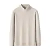 Moletom Masculino Quente com Mistura de Lã Sherpa 2026 Outono/Inverno Nova Chegada Veludo Extra Gola Alta Meio Zíper Manga Longa Moletom Masculino