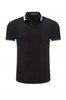 Nueva camisa polo de hombre hecha a medida moda manga corta lana grabada cuello alto publicidad stand impresión LOGO
