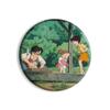 Totoro Miyazaki Anime Baqi Insignia de hojalata bidimensional Colgante