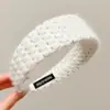 Pinza para el cabello de ala ancha de alta gama, elegante, a la moda, diadema, tocado para mujer, nuevo 2026, calavera superior gris, diadema versátil