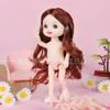 Boneca pequena BJD de 16 cm, mini boneca, boneca de menina, princesa, 6 polegadas, bebê nu, atacado