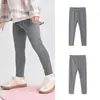 Ropa para niños Balabala leggings forrados de polar para niñas pantalones largos para bebés e infantes 2026 otoño e invierno nuevos pantalones cálidos para niños
