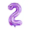 Globos de Aluminio con Números Grandes Versión Americana de 40 pulgadas para Decoración de Fiesta de Cumpleaños Globos de Aluminio con Números