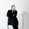 Abrigo de doble cara de cachemira de alta gama con piel de zorro extragrande para mujer, nuevo estilo de invierno 2026, abrigo corto de lana para figuras petite