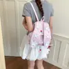 Mochila Estrela Doce para Meninas e Mulheres 2026 Nova Moda Bolsa Escolar para Estudantes Mochila de Nylon Leve para o Verão