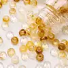 [Cuentas transparentes de dos colores] cuentas planas acrílicas diy pulsera de cuentas hecha a mano accesorios de joyería