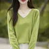 Outono 2026 Temperamento Estilo Elegante Andy Veludo Manga Longa Gola Apontada Elasticidade Média Camada Base de Malha Feminina Europeu Americano