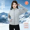 Abrigo de Lana con Cremallera, Cuello Alto, Corte Entallado para Mujer, Colección Otoño/Invierno 2026, Versátil para el Uso Diario, Cálido y Cómodo, Alternativa Asequible a Marcas de Alta Gama