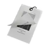 Tarjeta Etiqueta de Ropa, Etiqueta de Marca Simple y a la Moda, Papel Sintético, Pegamento Suave Translúcido, Etiqueta Impermeable de PVC a Prueba de Desgarros