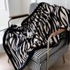 Manta de sofá de veludo de leite elegante, manta decorativa, manta para cochilo no escritório, manta tipo xale, atacado transfronteiriço
