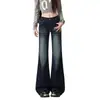 Jeans slim com forro de fleece, cintura média-alta, versátil, microflare para mulheres, novo estilo outono e inverno 2026, calça bootcut de comprimento cropped e estendido