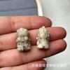 Xizang reflujo material viejo hueso de camello tarjeta vieja hecha a mano colgante con cuentas DIY texto juego cuentas de Buda accesorios de joyería pulsera collar