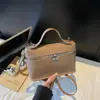Bolso Cruzado Minimalista de Hombro Único con Textura Estilo Occidental 2025 Otoño Nuevo de Moda Nicho Moda Bolso de Mano Cuadrado Pequeño