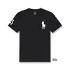 2026 Nuevo Estilo de Verano Camiseta Polo de Algodón Puro Cuello Redondo Manga Corta para Hombre Camisa de Negocios para Hombre Estampada con Logo Grande de Caballo Corte Ajustado