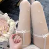 Tamanho Grande Novo Charme de Seda Preto Sedutor Meia Rasgável para Cama Meia Sexy Peça Única Sexy com Abertura na Virilha Meia Arrastão Sexy