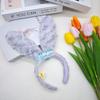 Lindo Diadema de Conejo Diadema Accesorios para el Cabello Conejo de Dibujos Animados Orejas Lavado de Cara Horquilla Diadema Estilo Coreano [Zona de Eventos]