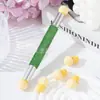 Caneta Esponja Única com Ponta de Esponja Cravejada de Diamantes Transfronteiriça Caneta de Esfumar para Nail Art Dupla Face Caneta Esponja de Esfumar Única 4 Reposições