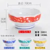 Tazón de Polvo de Hielo para Hot Pot Antiguo, Tazón Retro de Hielo Raspado Copo de Nieve, Tazón de Postre de Moda, Taza de Té de Melamina con Tapa