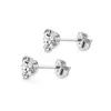 Joia de Piercing de Aço Inoxidável Quente da Amazon Aço Titânio Disco Redondo Garra Quatro Pontas Conjunto Integrado Tachinha de Osso da Orelha Em Estoque